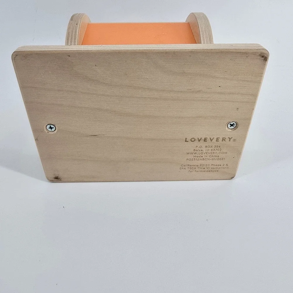 Lovevery Spinning Rainbow Drum Multicolor Wooden Montessori Toy